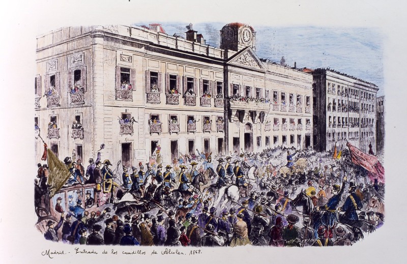 Entrada de los caudillos de Alcolea. 1868