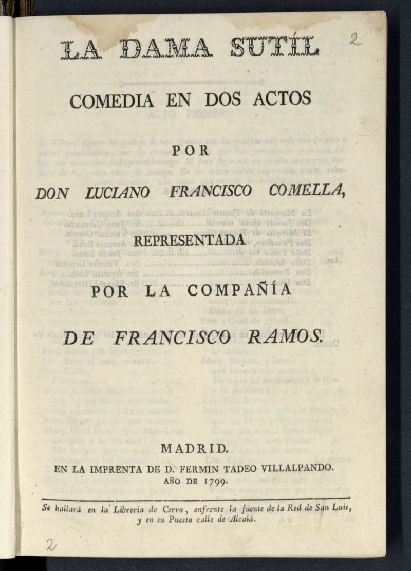 La dama sutil