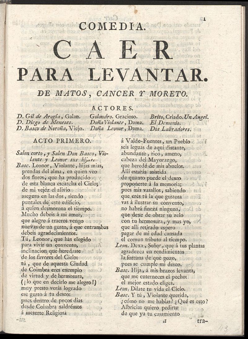Caer para levantar