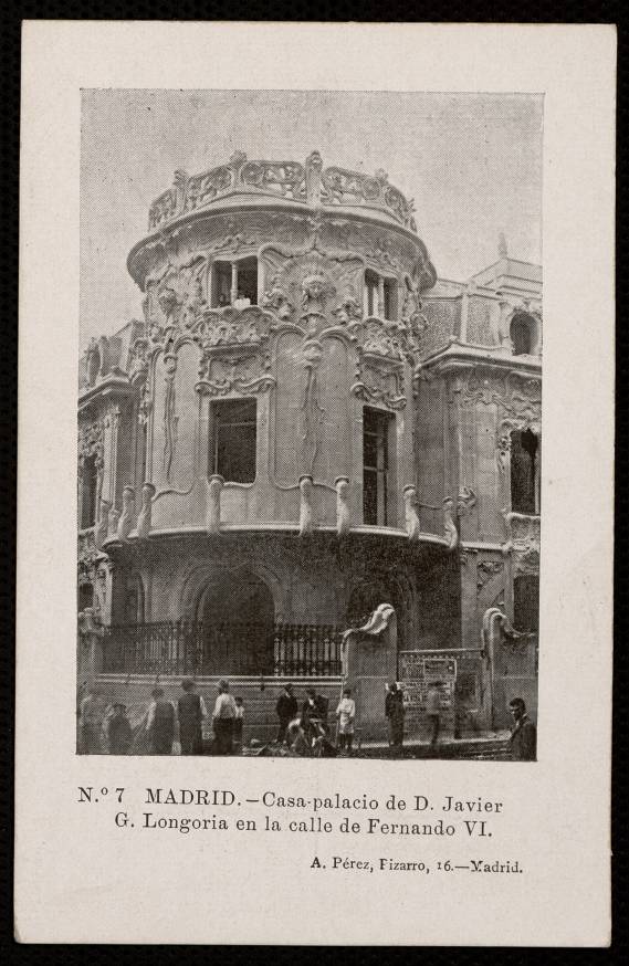 Casa Palacio de D. Javier G. Longoria en la calle de Fernando VI
