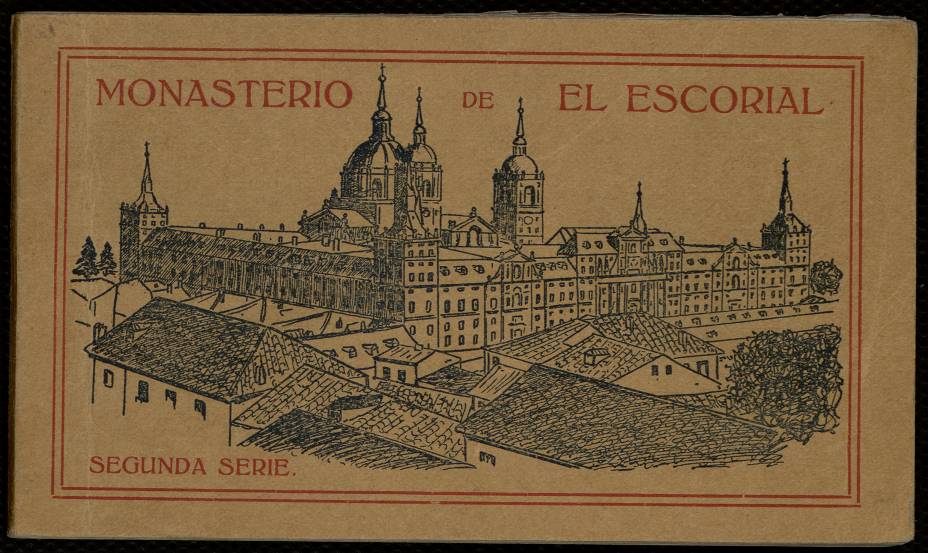 Cubierta del lbum:"Monasterio de El Escorial. Segunda serie"