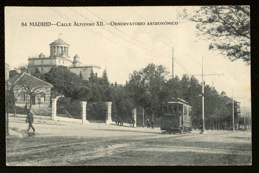 Calle Alfonso XII y Observatorio Astronómico