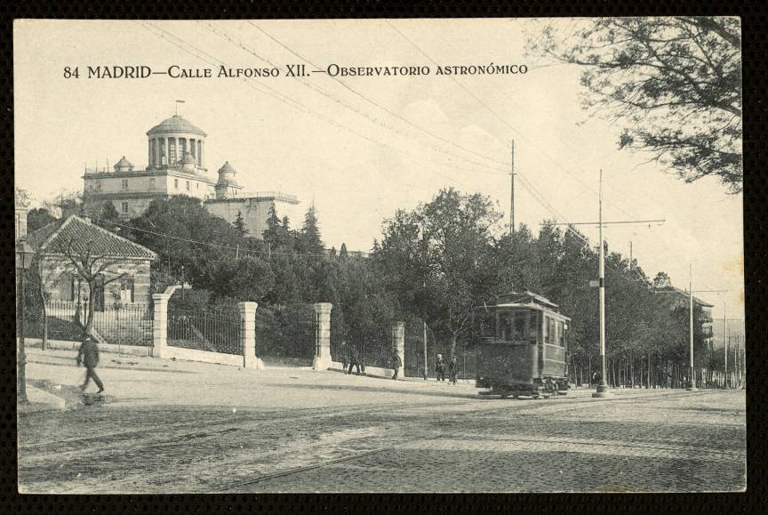 Calle Alfonso XII y Observatorio Astronmico