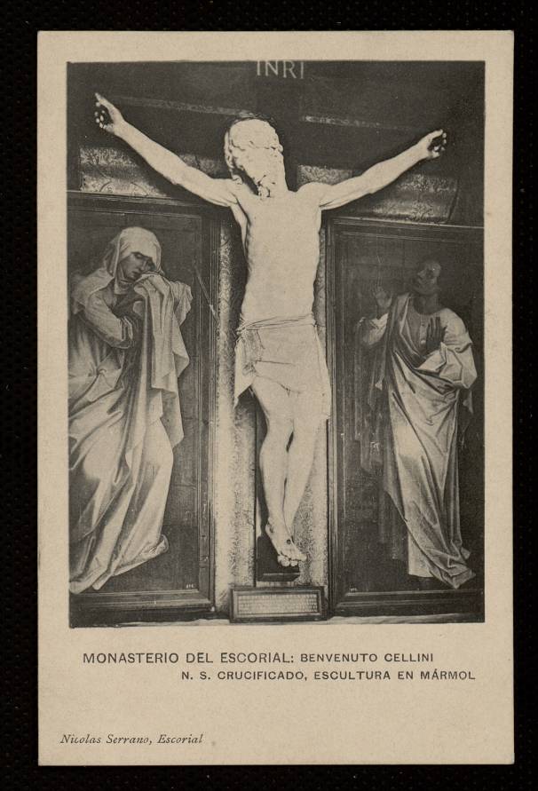 Monasterio del Escorial: Benvenuto Cellini. N. S. Crucificado, esc