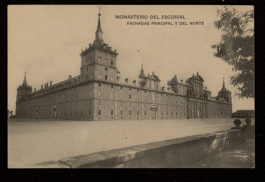 Monasterio del Escorial. Fachadas principal y del norte