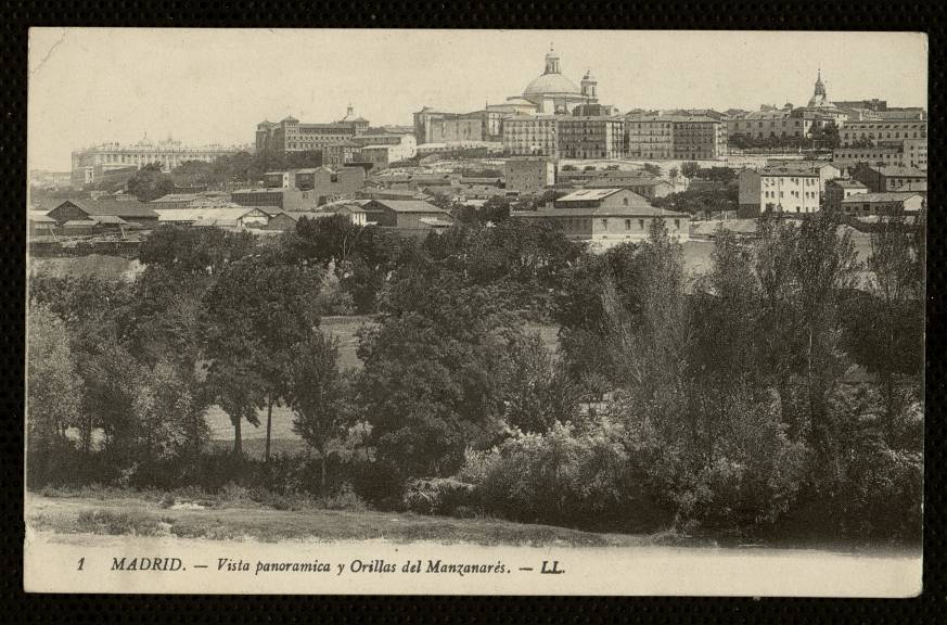 Vista panormica y orillas del Manzanares