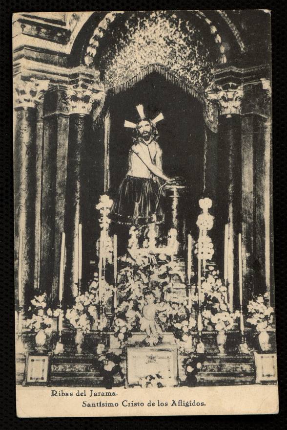 Imagen del santsimo Cristo de los Afligidos, en Ribas del Jarama