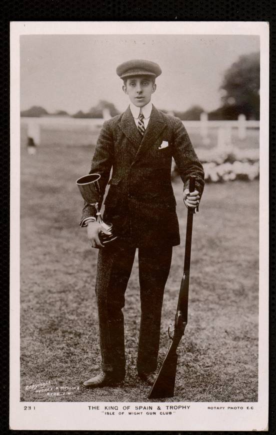 The King of Spain & Trophy "Isle of Wight Gun Club"