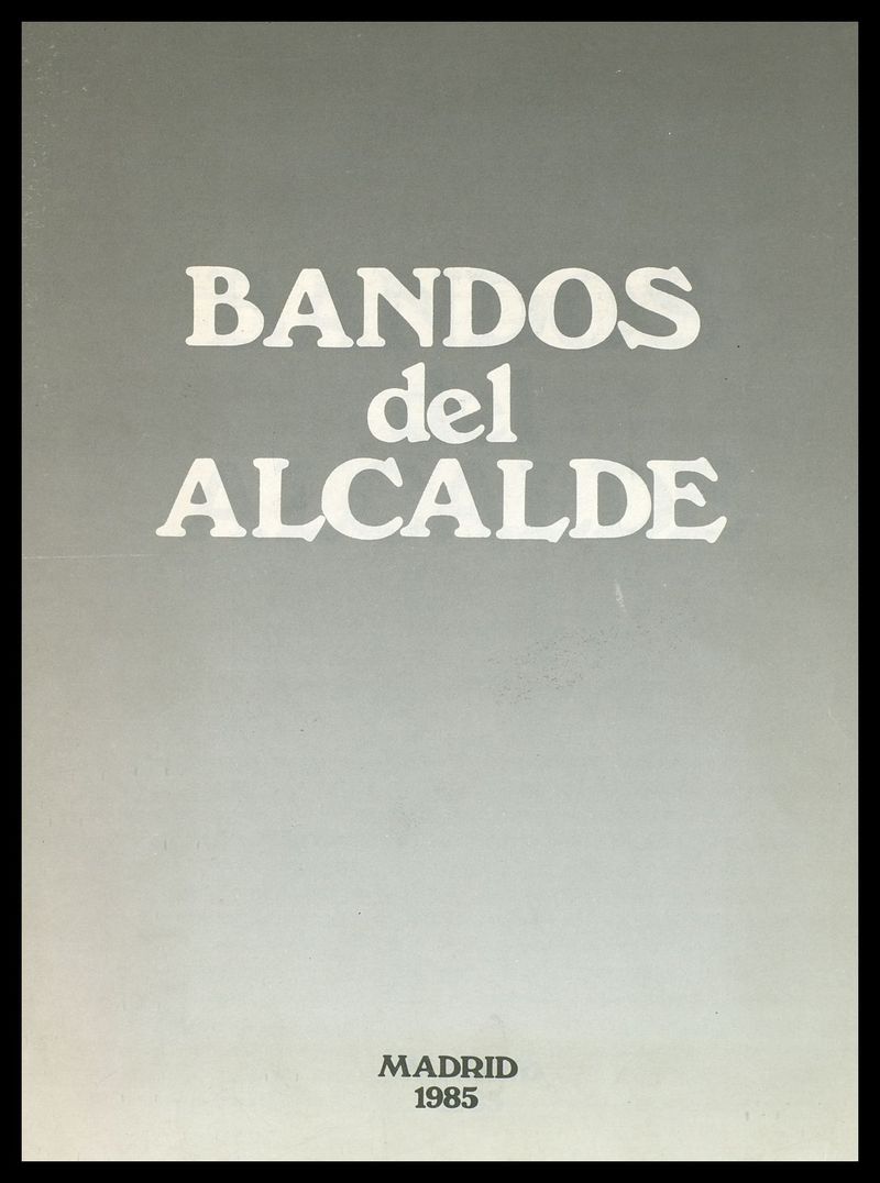 Bandos del Alcalde