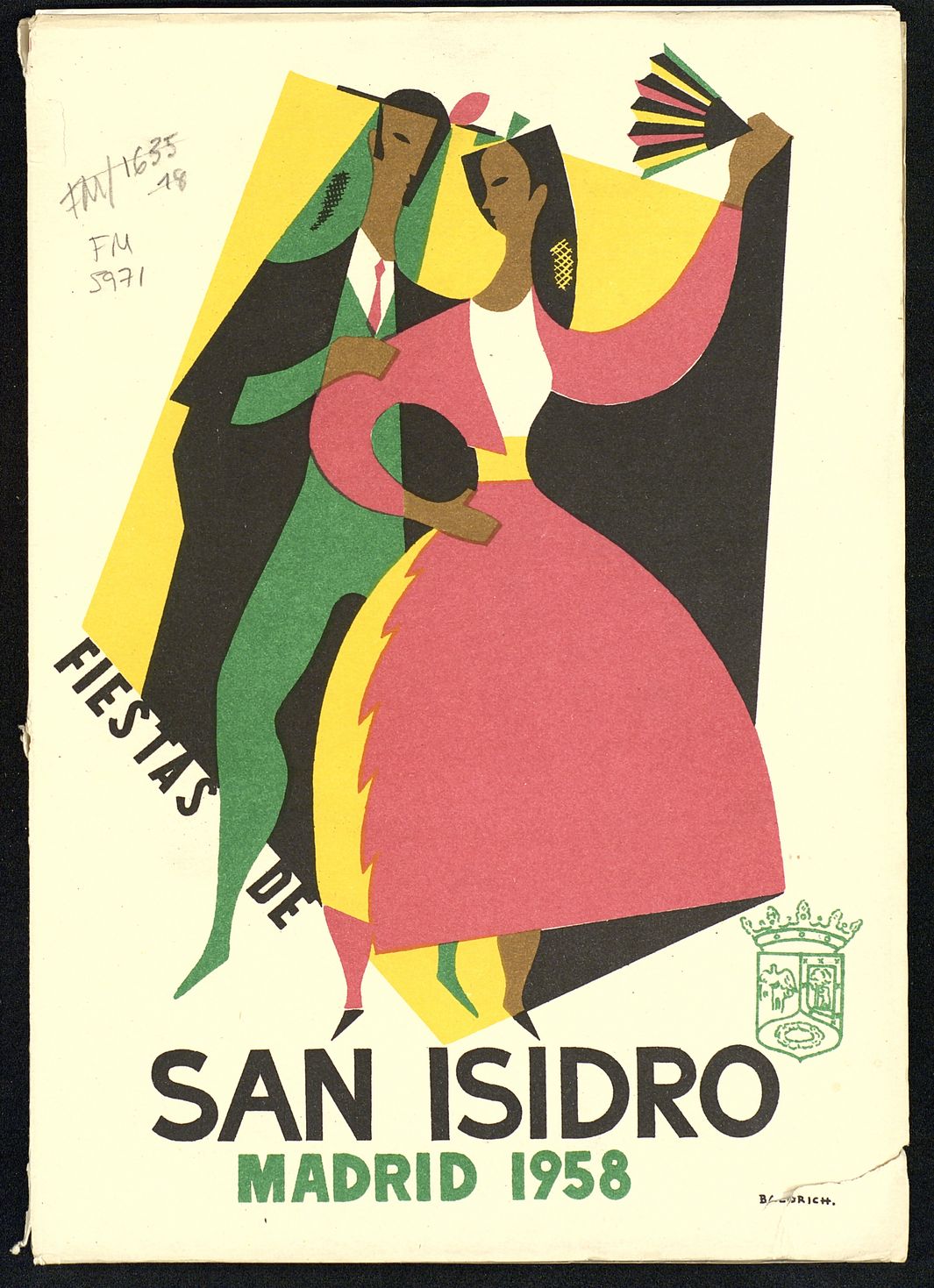 Fiestas de San Isidro: 1958: Programa Oficial
