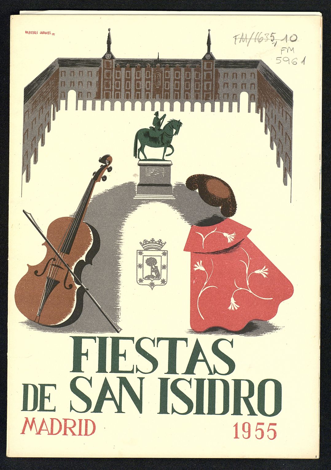 Fiestas de San Isidro: Ao 1955: Programa Oficial