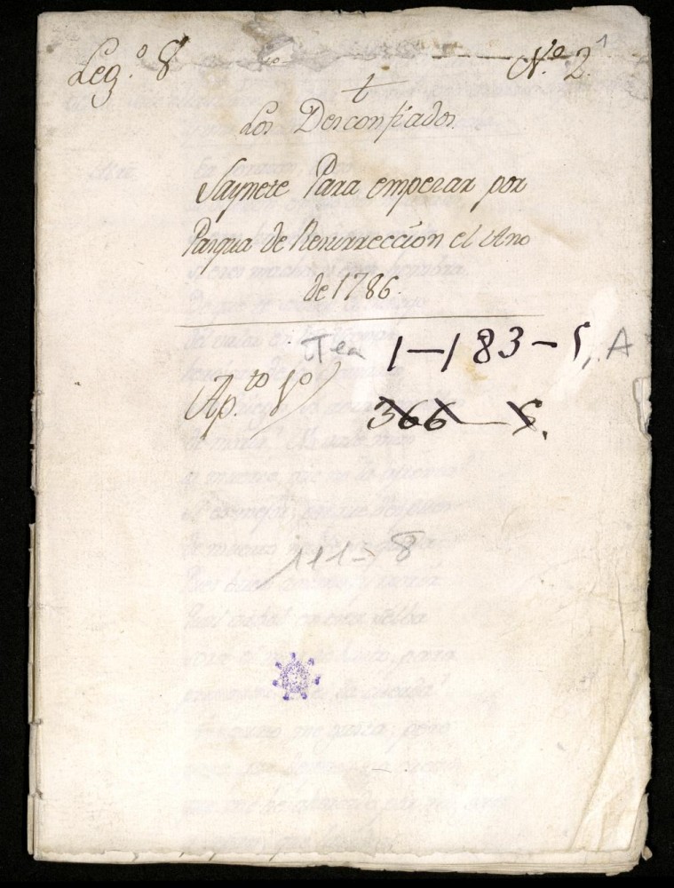 Los Desconfiados: Saynete Para empezar por Pasqua de Resurreccin el Ao de 1786