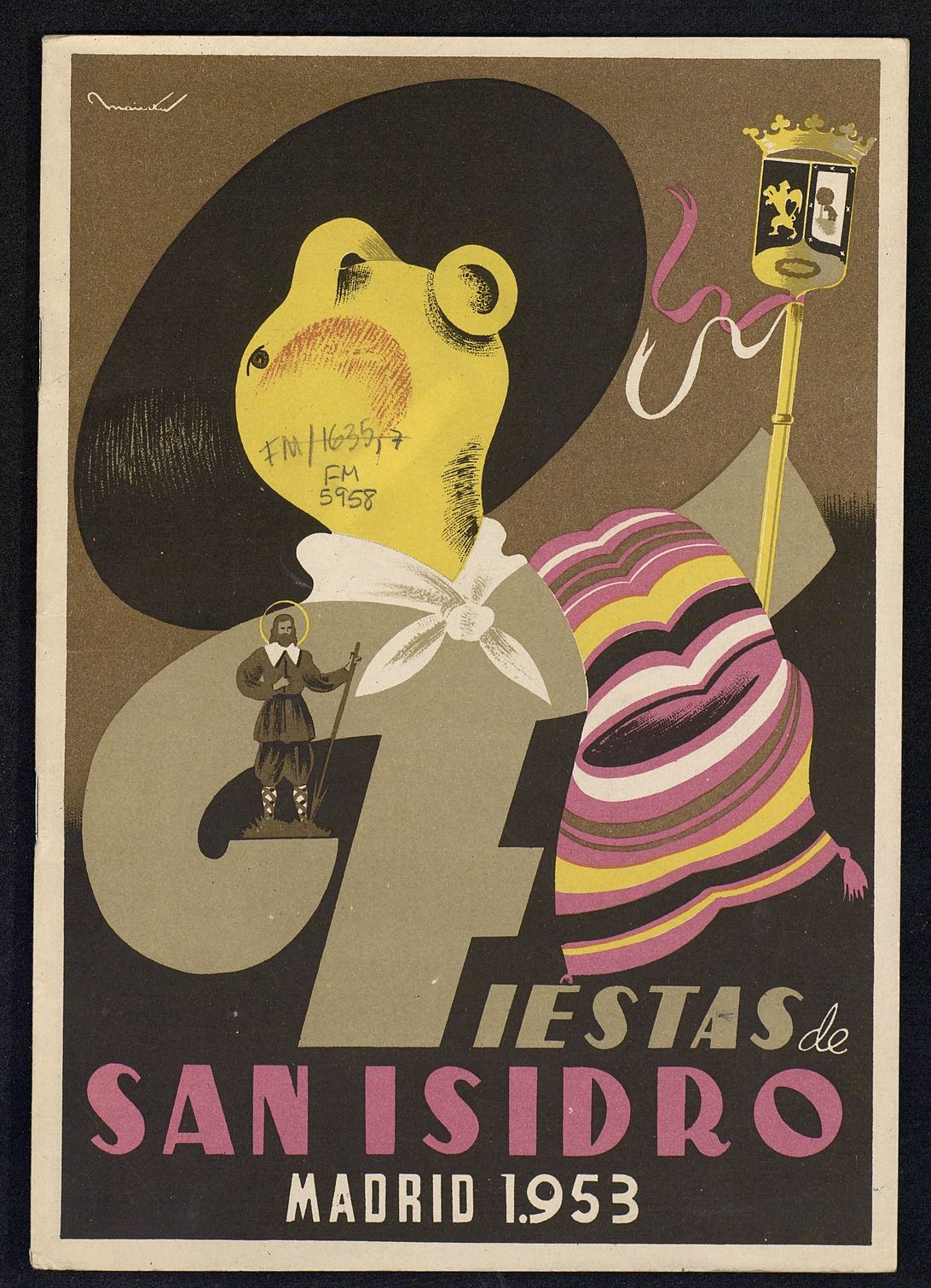 Fiestas de San Isidro organizadas por el Ayuntamiento de Madrid: Año 1953: Programa oficial
