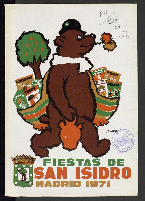 Fiestas de San Isidro, patrn de la villa: Ao 1971: Programa Oficial