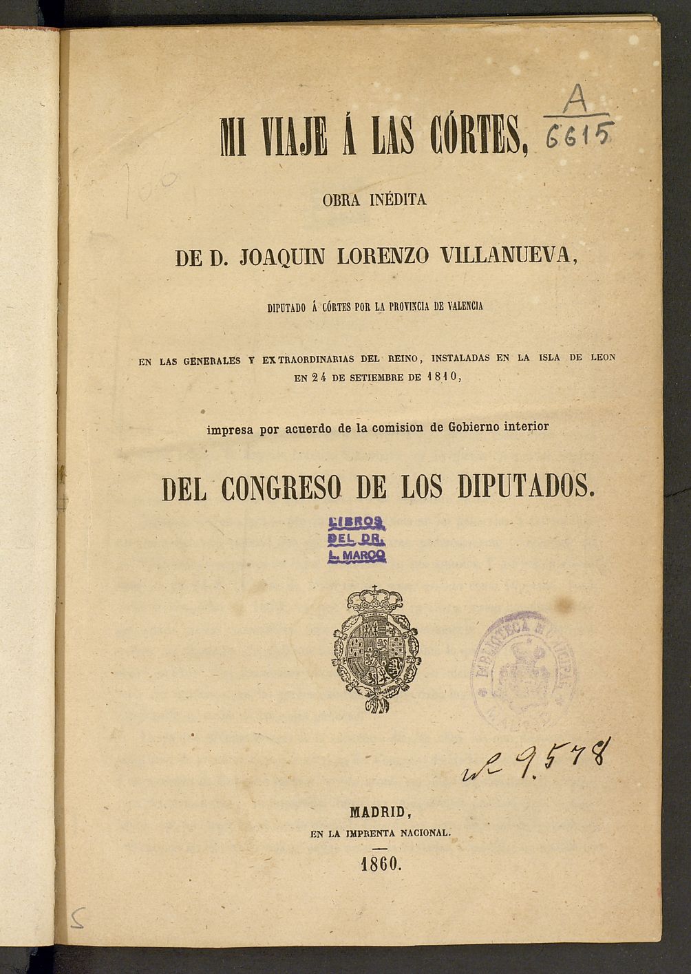 Mi viaje a las Cortes