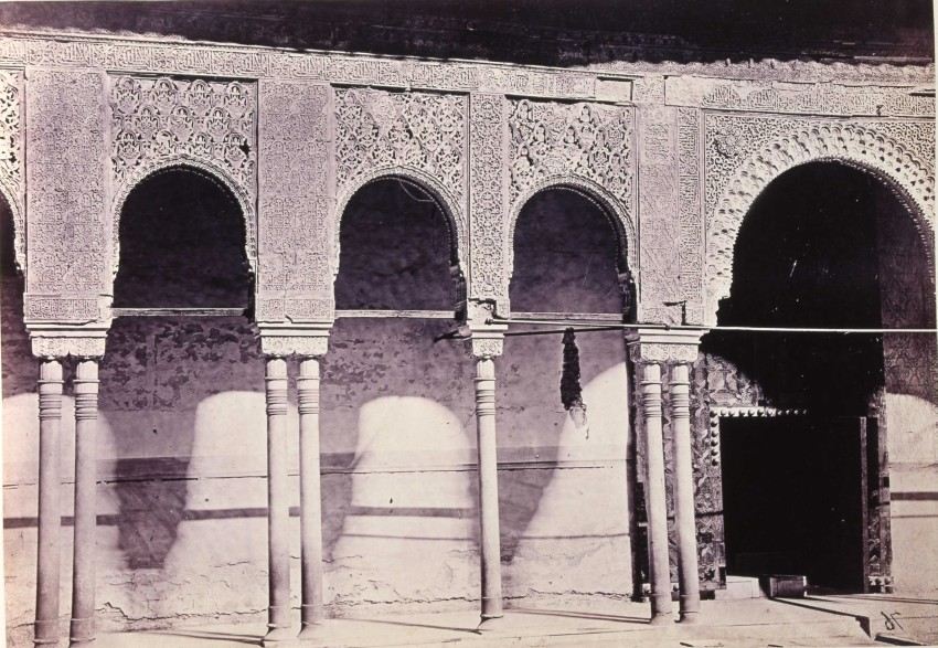 Detalles del Patio de los Leones (Granada)