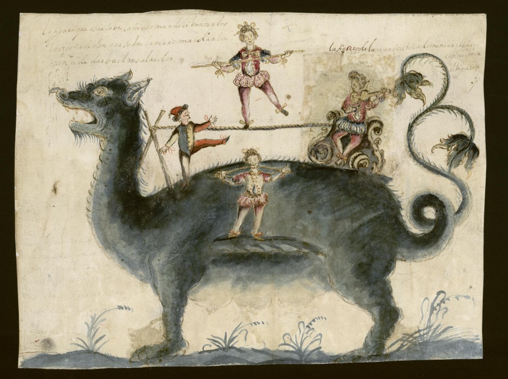 Tarasca para la procesin del Corpus de 1697