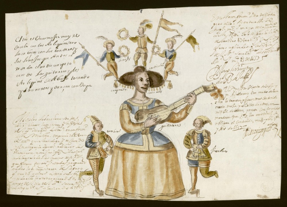 Diseo de una Tarasca para la procesin del Corpus de 1657