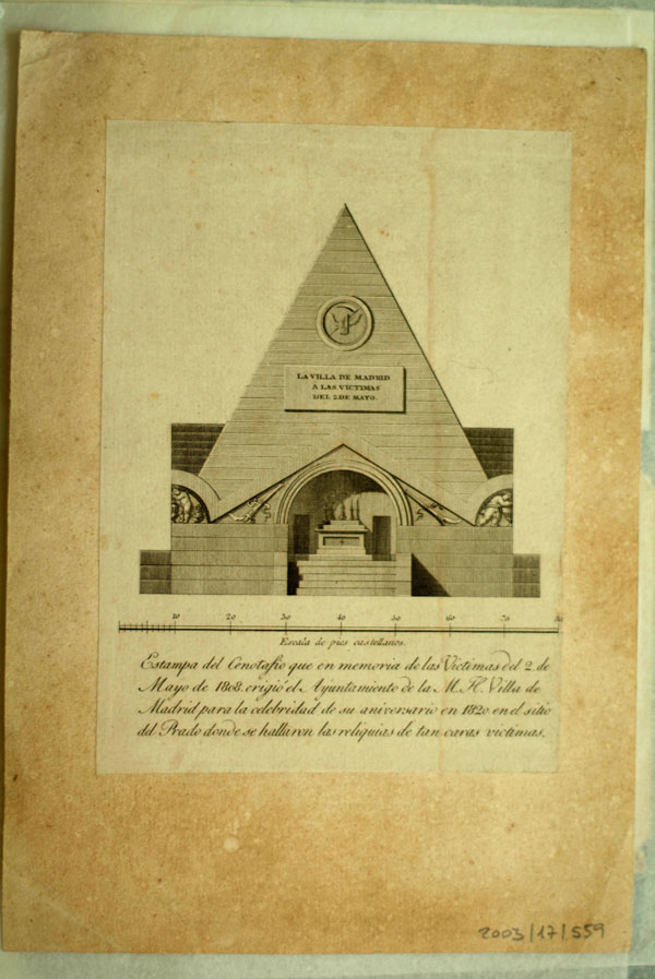 Cenotafio en memoria de las vctimas del 2 de Mayo de 1808 