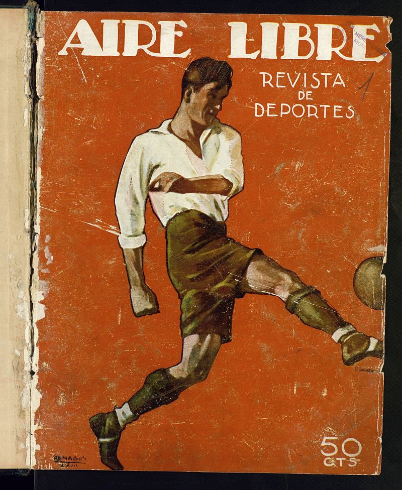 Aire Libre: revista de deportes del 20 de diciembre de 1923, n 1