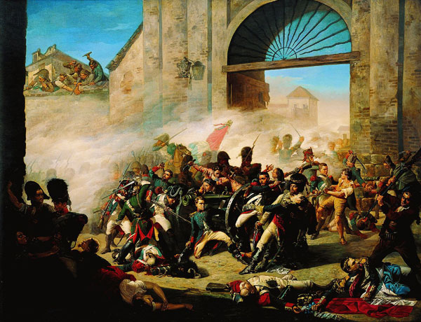 Muerte de Daoz y Defensa del parque de Montelen