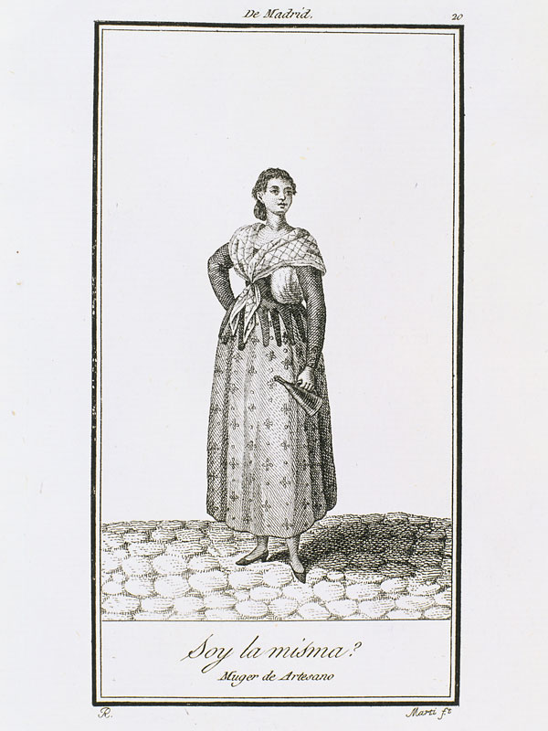 Mujer de artesano de Madrid