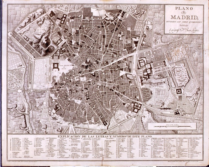 Plano de Madrid 