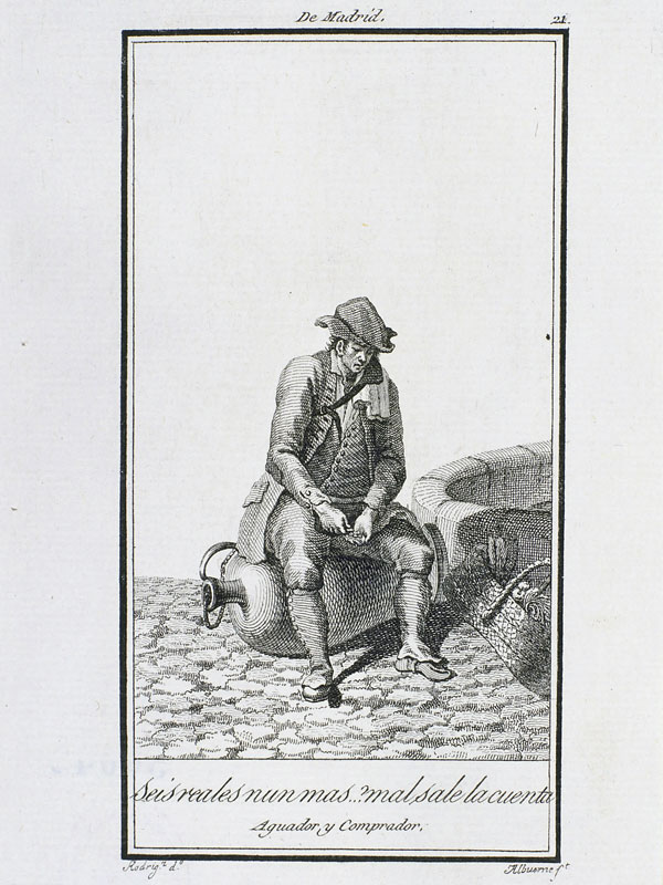 Aguador y comprador 