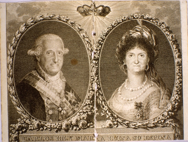 Retratos de Carlos IV y Mara Luisa 