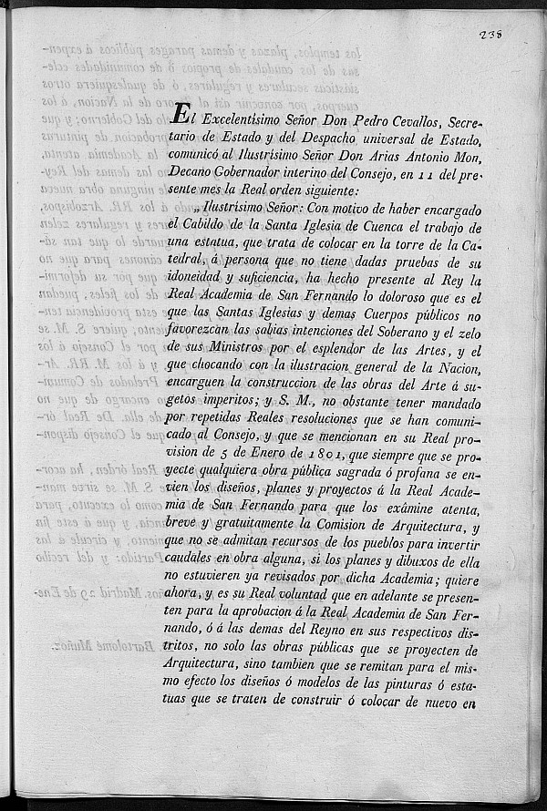 Orden Real, 1808-01-29 
