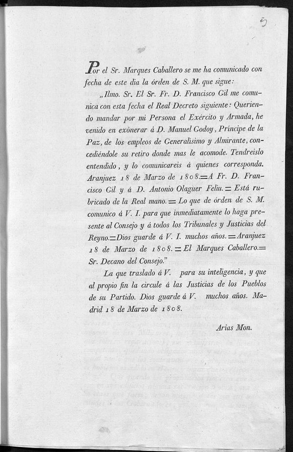 Circular, 1808-03-18 