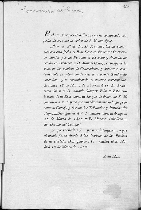 Circular, 1808-03-18 