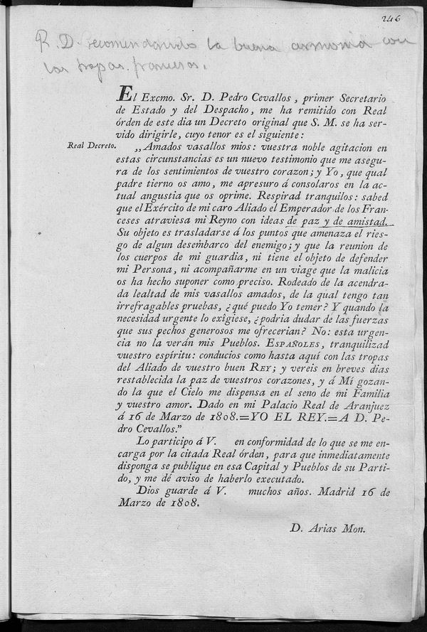 Edicto, 1808-05-07