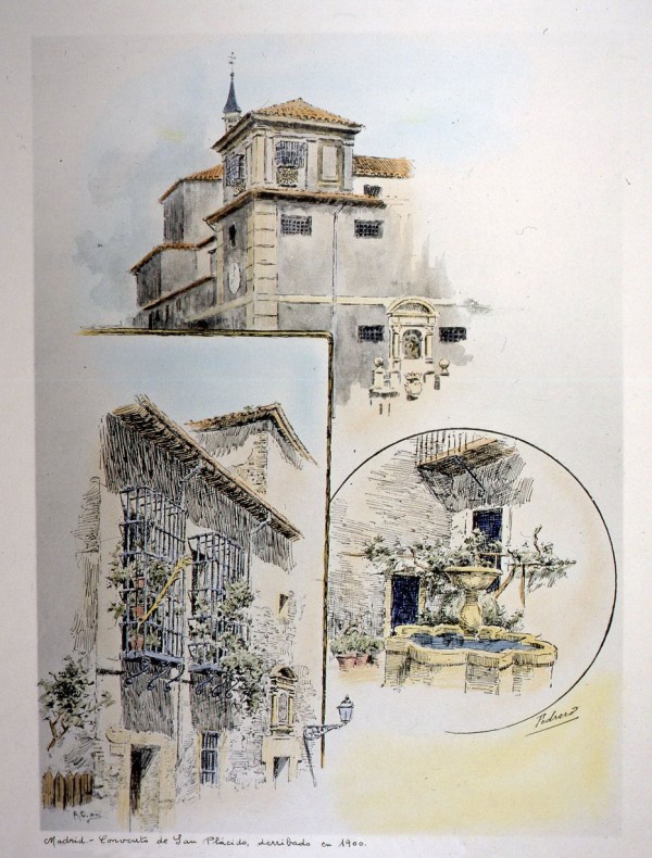 Convento de San Plcido derribado en 1900