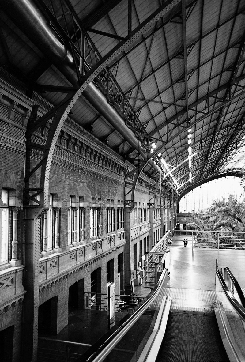 Estacin de Atocha o del Medioda, de la Compaa de Ferrocarriles de Madrid a Zaragoza y Alicante (MZA)