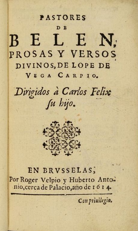 Pastores de Belen: prosas y versos divinos