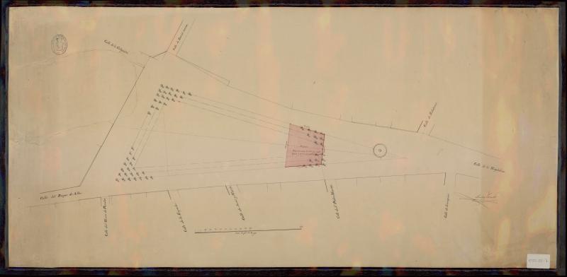 Plano de futura actuacin en la Plaza de Tirso de Molina