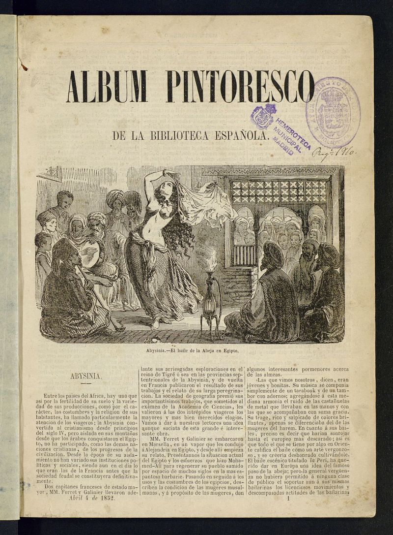 lbum Pintoresco de la Biblioteca Espaola