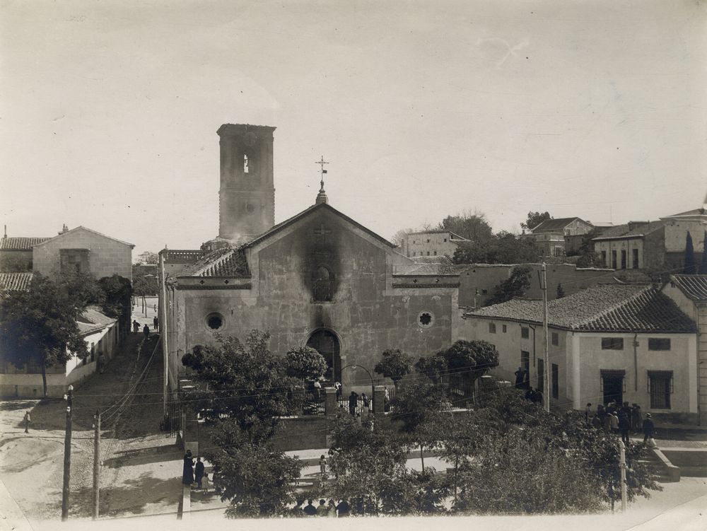 Incendio en la Iglesia de San Pedro