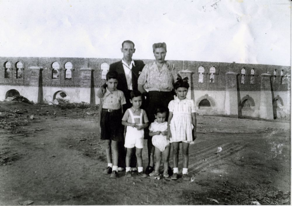 Familia Huete en la Plaza de Toros de Vista Alegre