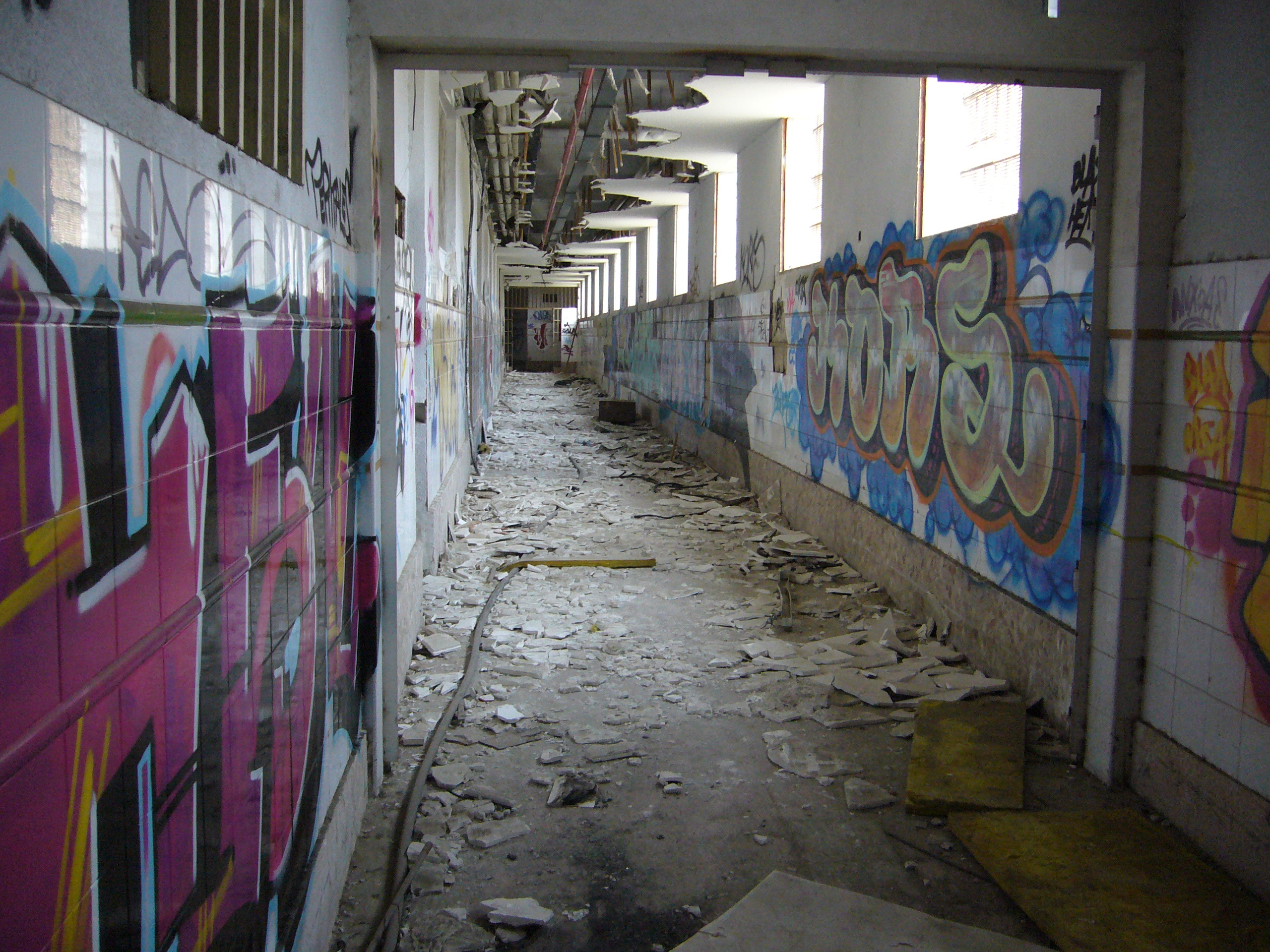 Pasillo de la Crcel de Carabanchel