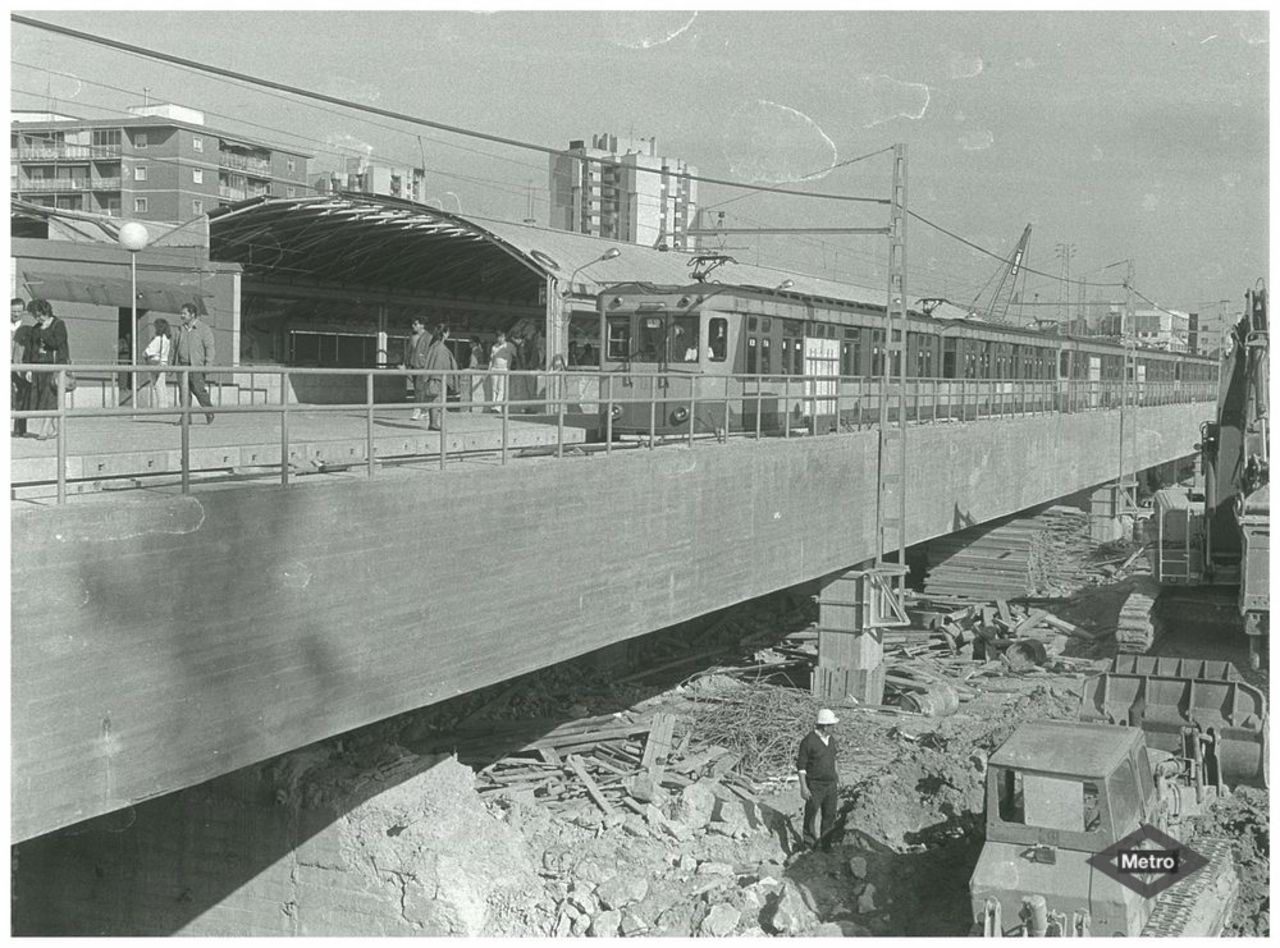 Obras en el Intercambiador de Aluche