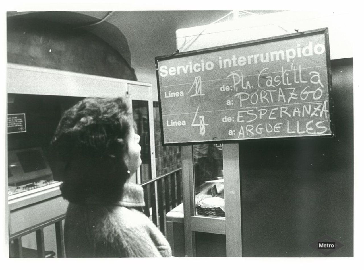 Sealizacin interna de interrupcin del servicio de Metro