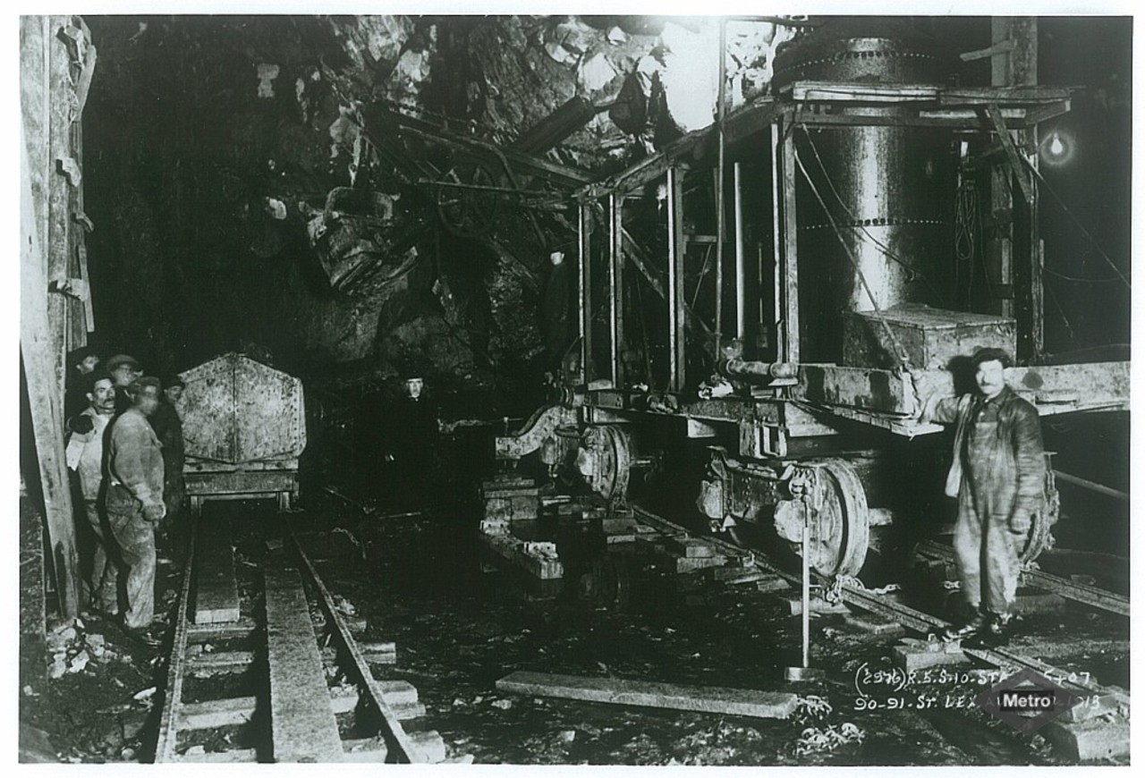 Obras en el Metro de Nueva York