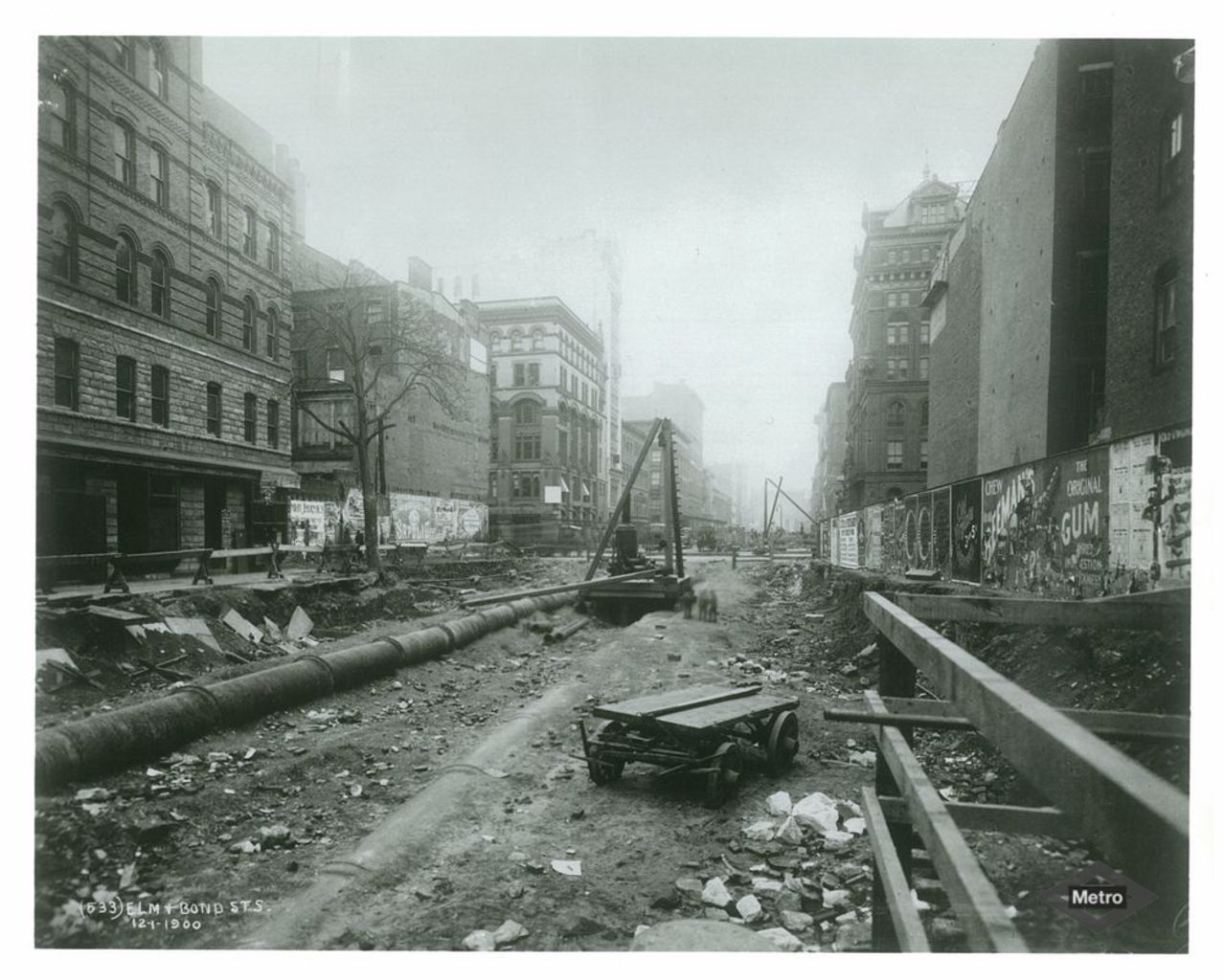 Obras en el Metro de Nueva York