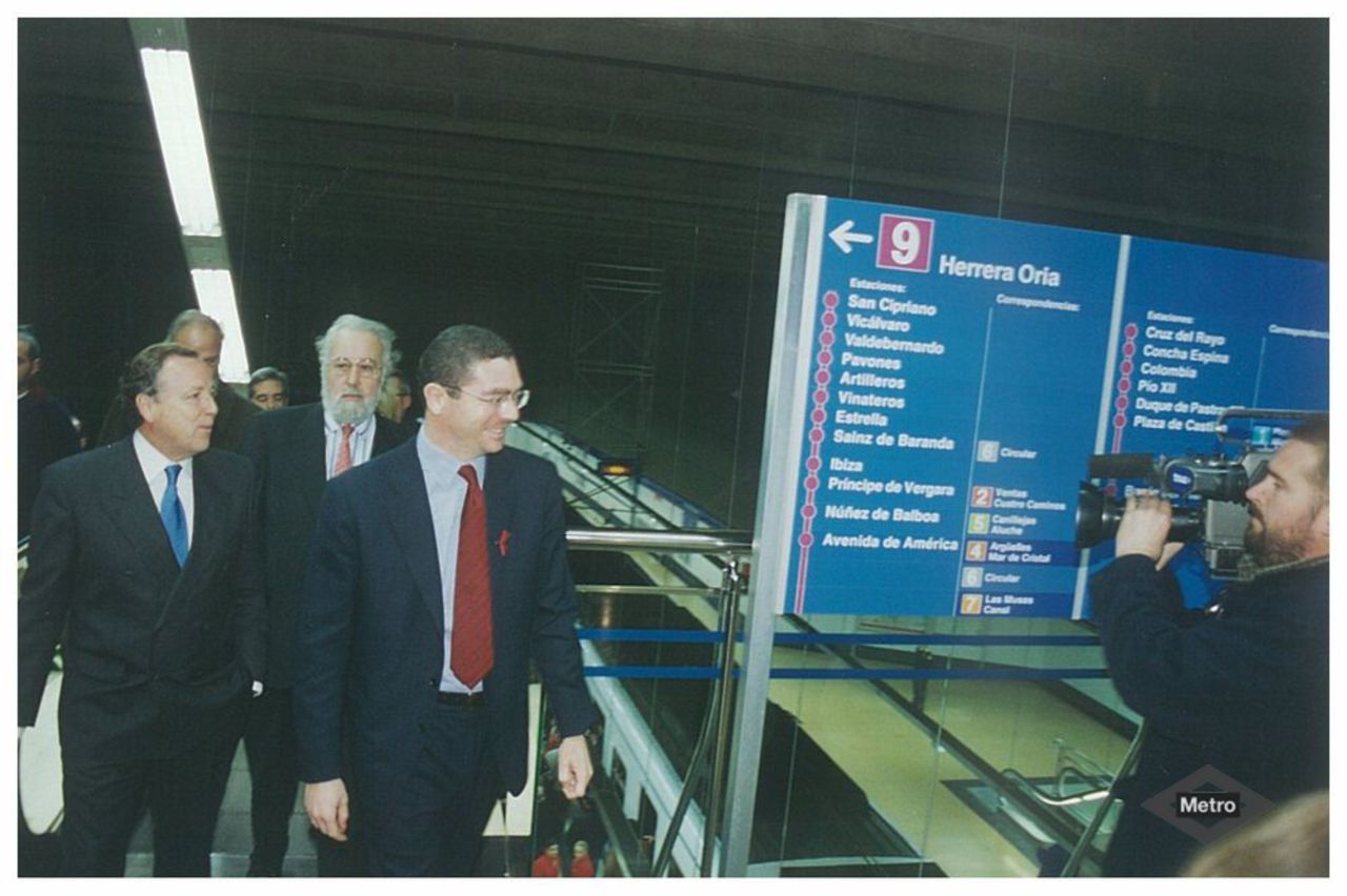 Inauguracin del tramo de lnea 9 Valdebernardo - Puerta de Arganda