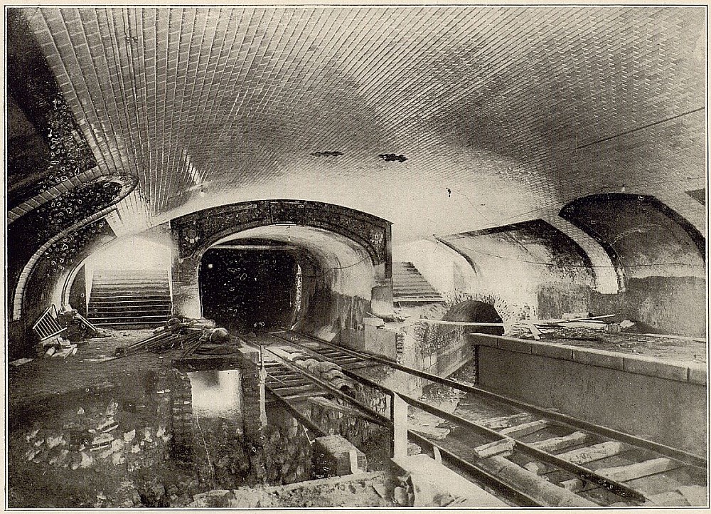 Andenes de la estacin de Atocha en obras