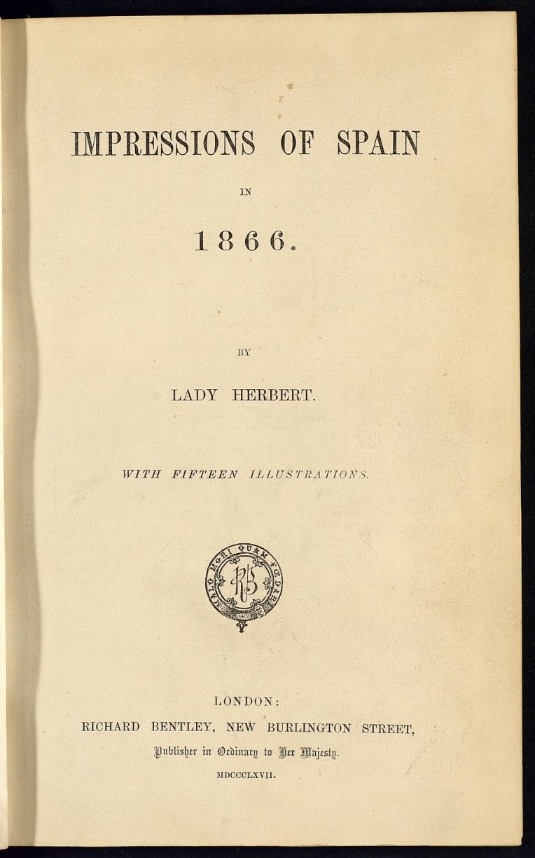 Impressions of Spain in 1866