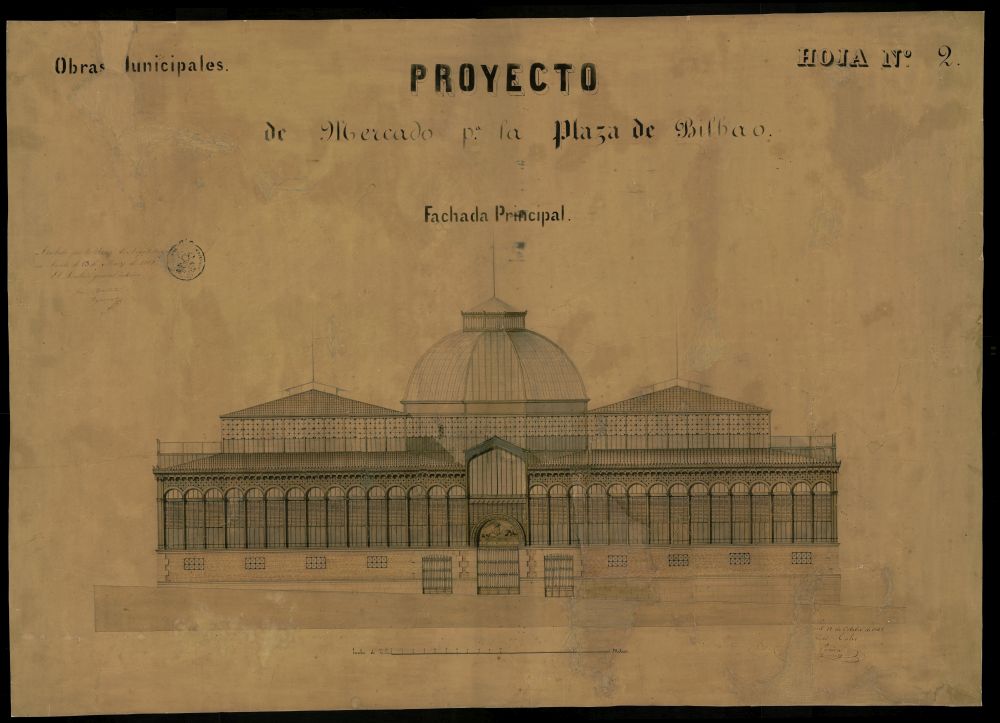 Proyecto de Mercado para la Plaza de Bilbao