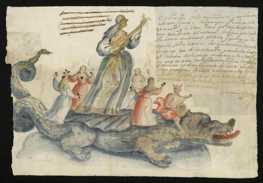 Tarasca para la procesin del Corpus de 1685
